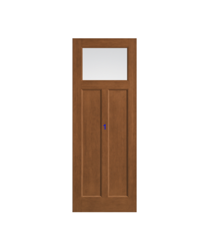THERMATRU 6'8" Or 8'0" Classic Craft American Fir Craftsman Exterior Prehung Door  CCA210-LE/CCA210XC/ CCA210XJ/ CCA210XN/ CCA210XR/CCA8210-LE/CCA8210XC/CCA8210XJ/CCA87100-LE/ CCA8210XR/CCA87100XR