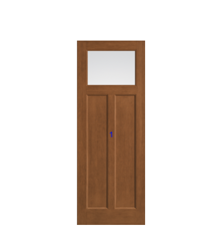 THERMATRU 6'8" Or 8'0" Classic Craft American Fir Craftsman Exterior Prehung Door  CCA210-LE/CCA210XC/ CCA210XJ/ CCA210XN/ CCA210XR/CCA8210-LE/CCA8210XC/CCA8210XJ/CCA87100-LE/ CCA8210XR/CCA87100XR