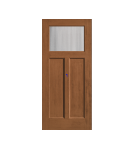 THERMATRU 6'8" Or 8'0" Classic Craft American Fir Craftsman Exterior Prehung Door  CCA210-LE/CCA210XC/ CCA210XJ/ CCA210XN/ CCA210XR/CCA8210-LE/CCA8210XC/CCA8210XJ/CCA87100-LE/ CCA8210XR/CCA87100XR