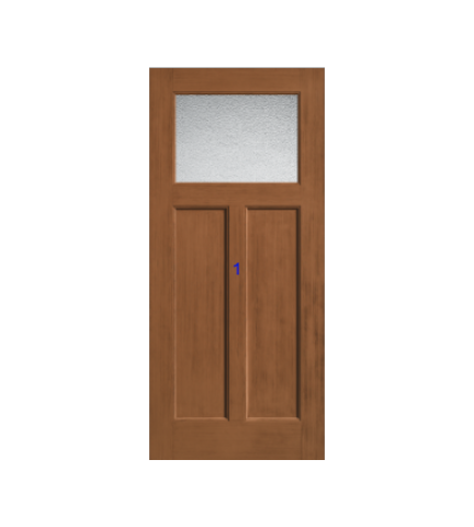 THERMATRU 6'8" Or 8'0" Classic Craft American Fir Craftsman Exterior Prehung Door  CCA210-LE/CCA210XC/ CCA210XJ/ CCA210XN/ CCA210XR/CCA8210-LE/CCA8210XC/CCA8210XJ/CCA87100-LE/ CCA8210XR/CCA87100XR