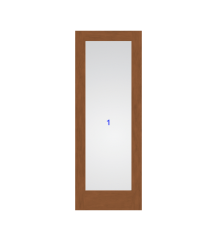 THERMATRU 6'8" Or 8'0" Classic Craft American Fir full Lite Panel Exterior Prehung Door CCA2400-LE/CCA2400XR/CCA2400XE/ CCA2400XK/CCA82400-LE/ CCA82400XE/ CCA82400XE