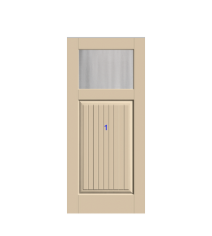 THERMATRU 6'8" Classic Craft Canvas Craftsman Exterior Prehung Door CCV910-LE/  CCV910XC/CCV910XJ/ CCV910XN/ CCV910XR