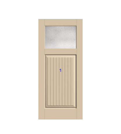THERMATRU 6'8" Classic Craft Canvas Craftsman Exterior Prehung Door CCV910-LE/  CCV910XC/CCV910XJ/ CCV910XN/ CCV910XR