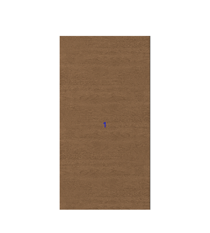 THERMATRU 6'8", 7'0" Or 8'0" Classic Craft Walnut Flush Exterior Prehung Door CCW1000/CCW81000