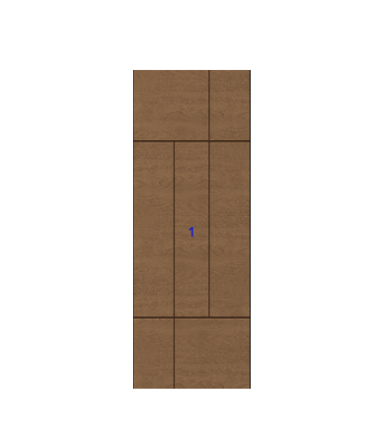 THERMATRU 6'8", 7'0" Or 8'0" Classic Craft Walnut Flush Exterior Prehung Door CCW906L/CCW8906L