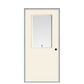 THERMATRU 6'8" Smooth Star Fiberglass Half Lite Insulated Glass Exterior Prehung Door S104 S86021