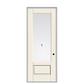 THERMATRU 6'8" Or 8'0" Smooth Star Fiberglass 3/4 Lite Flushed Glaze Insulated Glass Exterior Prehung Door S2200-LE  S2200XE S82200-LE