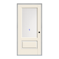 THERMATRU 6'8" Or 8'0" Smooth Star Fiberglass 3/4 Lite Flushed Glaze Insulated Glass Exterior Prehung Door S2200-LE  S2200XE S82200-LE