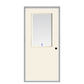 THERMATRU 6'8" Smooth Star Fiberglass Half Lite Insulated Glass Exterior Prehung Door S104 S86021