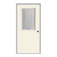 THERMATRU 6'8" Smooth Star Fiberglass Half Lite Insulated Glass Exterior Prehung Door S104 S86021