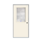 THERMATRU 6'8" Smooth Star Fiberglass Half Lite Insulated Glass Exterior Prehung Door S104 S86021