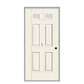 THERMATRU 6'8", Or 8'0" Smooth Star Fiberglass Top Lite Insulated Glass Exterior Prehung Door