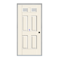 THERMATRU 6'8", Or 8'0" Smooth Star Fiberglass Top Lite Insulated Glass Exterior Prehung Door