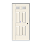 THERMATRU 6'8", Or 8'0" Smooth Star Fiberglass Top Lite Insulated Glass Exterior Prehung Door