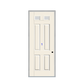 THERMATRU 6'8", Or 8'0" Smooth Star Fiberglass Top Lite Insulated Glass Exterior Prehung Door