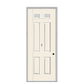 THERMATRU 6'8", Or 8'0" Smooth Star Fiberglass Top Lite Insulated Glass Exterior Prehung Door