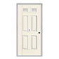 THERMATRU 6'8", Or 8'0" Smooth Star Fiberglass Top Lite Insulated Glass Exterior Prehung Door