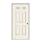 THERMATRU 6'8", Or 8'0" Smooth Star Fiberglass Top Lite Insulated Glass Exterior Prehung Door