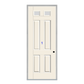 THERMATRU 6'8", Or 8'0" Smooth Star Fiberglass Top Lite Insulated Glass Exterior Prehung Door