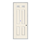 THERMATRU 6'8", Or 8'0" Smooth Star Fiberglass Top Lite Insulated Glass Exterior Prehung Door