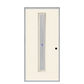 THERMATRU  6'8" Or 8'0" Smooth Star Fiberglass Contemporary Linea Insulated Glass Exterior Prehung Door