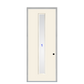THERMATRU  6'8" Or 8'0" Smooth Star Fiberglass Contemporary Linea Insulated Glass Exterior Prehung Door