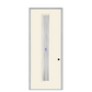 THERMATRU  6'8" Or 8'0" Smooth Star Fiberglass Contemporary Linea Insulated Glass Exterior Prehung Door