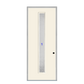 THERMATRU  6'8" Or 8'0" Smooth Star Fiberglass Contemporary Linea Insulated Glass Exterior Prehung Door