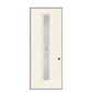 THERMATRU  6'8" Or 8'0" Smooth Star Fiberglass Contemporary Linea Insulated Glass Exterior Prehung Door