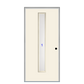 THERMATRU  6'8" Or 8'0" Smooth Star Fiberglass Contemporary Linea Insulated Glass Exterior Prehung Door