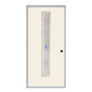 THERMATRU  6'8" Or 8'0" Smooth Star Fiberglass Contemporary Linea Insulated Glass Exterior Prehung Door