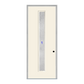 THERMATRU  6'8" Or 8'0" Smooth Star Fiberglass Contemporary Linea Insulated Glass Exterior Prehung Door