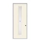THERMATRU  6'8" Or 8'0" Smooth Star Fiberglass Contemporary Linea Insulated Glass Exterior Prehung Door