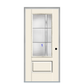 THERMATRU 6'8" Or 8'0" Smooth Star Fiberglass 3/4 Lite Flushed Glaze Insulated Glass Exterior Prehung Door S2200-LE  S2200XE S82200-LE