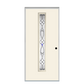 THERMATRU  6'8" Or 8'0" Smooth Star Fiberglass Contemporary Linea Insulated Glass Exterior Prehung Door