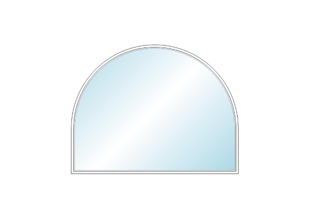 ANDERSEN 400 Series Specialty Springline Window 71 1/4" Wide Fixed Vinyl Exterior Wood Interior Low-E4 Dual Pane Argon Full Glass Grilles/Tempered Optional ELFW6006, ELFW601 Or ELFW602