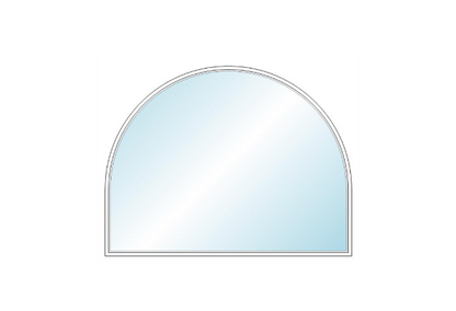 ANDERSEN 400 Series Specialty Springline Window 71 1/4" Wide Fixed Vinyl Exterior Wood Interior Low-E4 Dual Pane Argon Full Glass Grilles/Tempered Optional ELFW6006, ELFW601 Or ELFW602
