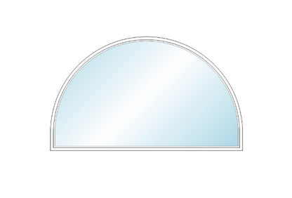 ANDERSEN 400 Series Specialty Springline Window 64 1/2" Wide Fixed Vinyl Exterior Wood Interior Low-E4 Dual Pane Argon Full Glass Grilles/Tempered Optional SE5406, SE541, SE542, SE543, SE5435, SE544, SE5445, SE545, SE5455 Or SE546