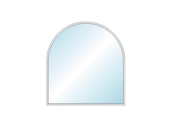 ANDERSEN 400 Series Specialty Springline Window 64 1/2" Wide Fixed Vinyl Exterior Wood Interior Low-E4 Dual Pane Argon Full Glass Grilles/Tempered Optional SE5406, SE541, SE542, SE543, SE5435, SE544, SE5445, SE545, SE5455 Or SE546