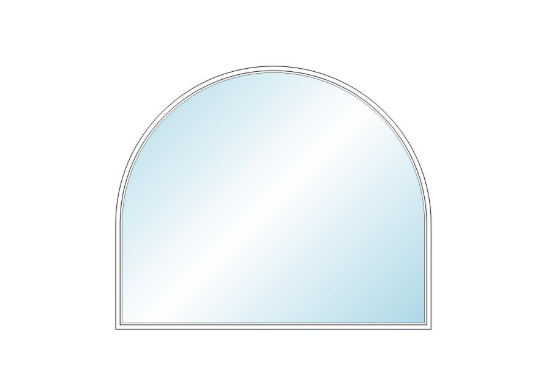 ANDERSEN 400 Series Specialty Springline Window 72" Wide Fixed Vinyl Exterior Wood Interior Low-E4 Dual Pane Argon Full Glass Grilles/Tempered Optional SE6006, SE601, SE602, SE603, SE6035, SE604, SE6045, SE605, SE6055 Or SE606