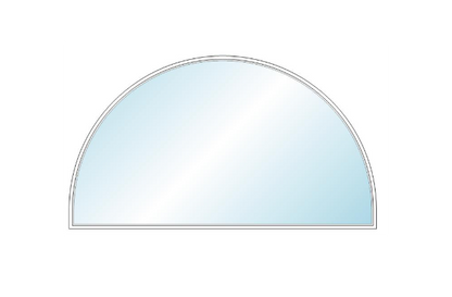 ANDERSEN 400 Series Specialty Springline Window 96" Wide Fixed Vinyl Exterior Wood Interior Low-E4 Dual Pane Argon Full Glass Grilles/Tempered Optional SP8006, SP801 Or SP802