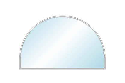 ANDERSEN 400 Series Specialty Springline Window 96" Wide Fixed Vinyl Exterior Wood Interior Low-E4 Dual Pane Argon Full Glass Grilles/Tempered Optional SP8006, SP801 Or SP802