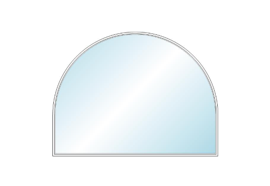 ANDERSEN 400 Series Specialty Springline Window 96" Wide Fixed Vinyl Exterior Wood Interior Low-E4 Dual Pane Argon Full Glass Grilles/Tempered Optional SP8006, SP801 Or SP802