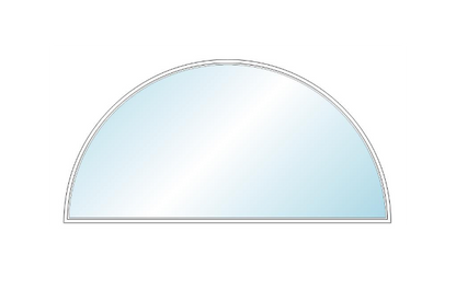 ANDERSEN 400 Series Specialty Springline Window 95 1/8" Wide Fixed Vinyl Exterior Wood Interior Low-E4 Dual Pane Argon Full Glass Grilles/Tempered Optional ELFW8006, ELFW801 Or ELFW802
