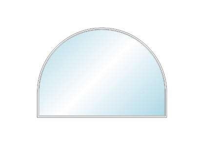 ANDERSEN 400 Series Specialty Springline Window 95 1/8" Wide Fixed Vinyl Exterior Wood Interior Low-E4 Dual Pane Argon Full Glass Grilles/Tempered Optional ELFW8006, ELFW801 Or ELFW802