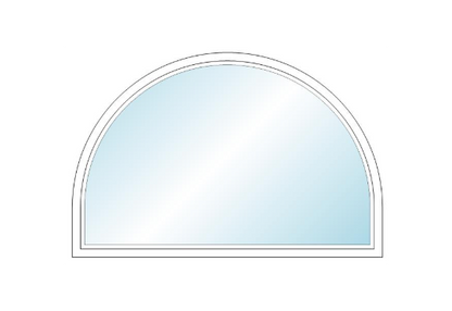 ANDERSEN 400 Series Specialty Springline Window 37.5" Wide Fixed Vinyl Exterior Wood Interior Low-E4 Dual Pane Argon Full Glass Grilles/Tempered Optional SE3106, SE311, SE312, SE313, SE3135, SE314, SE3145, SE315, SE3155, Or SE316