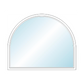 ANDERSEN 400 Series Specialty Springline Window 37.5" Wide Fixed Vinyl Exterior Wood Interior Low-E4 Dual Pane Argon Full Glass Grilles/Tempered Optional SE3106, SE311, SE312, SE313, SE3135, SE314, SE3145, SE315, SE3155, Or SE316