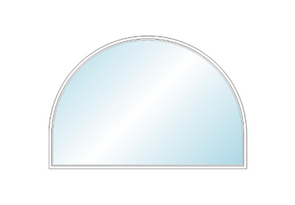 ANDERSEN 400 Series Specialty Springline Window 68 1/2" Wide Fixed Vinyl Exterior Wood Interior Low-E4 Dual Pane Argon Full Glass Grilles/Tempered Optional SE5806, SE581, SE582, SE583, SE5835, SE584, SE5845, SE585, SE5855 Or SE586