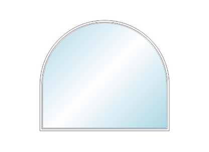 ANDERSEN 400 Series Specialty Springline Window 68 1/2" Wide Fixed Vinyl Exterior Wood Interior Low-E4 Dual Pane Argon Full Glass Grilles/Tempered Optional SE5806, SE581, SE582, SE583, SE5835, SE584, SE5845, SE585, SE5855 Or SE586