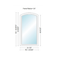 ANDERSEN 400 Series Specialty Equal Leg Arch Casement Window 24 1/8" Wide Fixed Vinyl Exterior Wood Interior Low-E4 Dual Pane Argon Full Glass Grilles/Tempered Optional AFC106, AFC11, AFC12, AFC13, AFC135, AFC14, AFC145, AFC15, AFC155, AFC16 Or AFC18